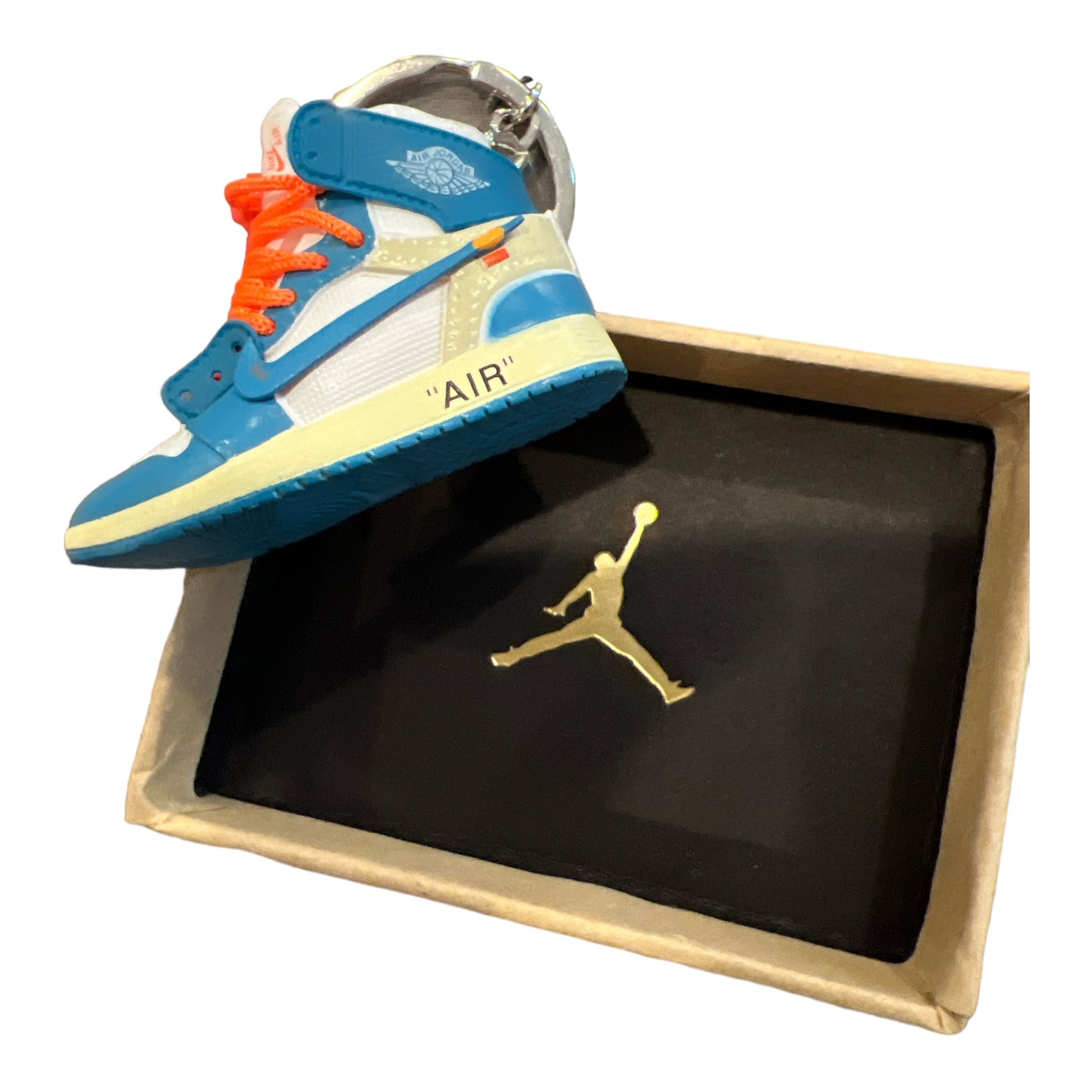 Air Jordan 1 X Off-White University Blue 3D Mini Sneaker Keychain - Something about Sofia