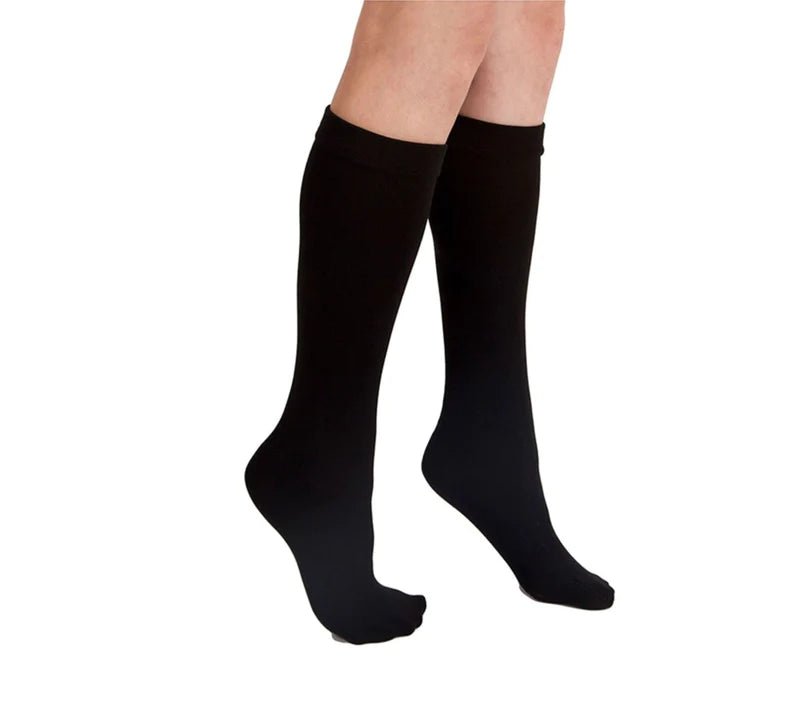 Black Fleece-Lined Knee Highs - Something about Sofia