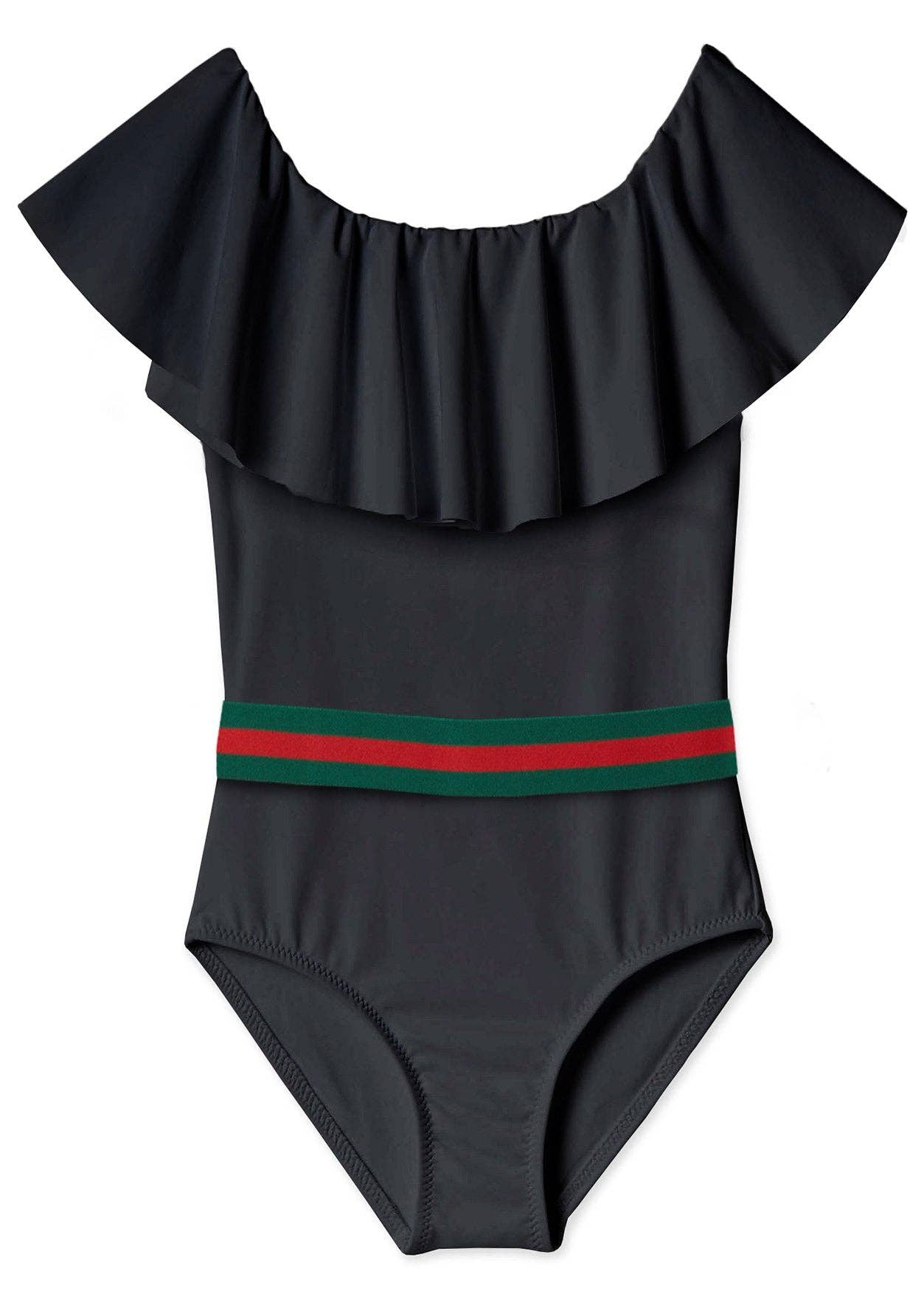 Black Swimsuit with Belt - Something about Sofia
