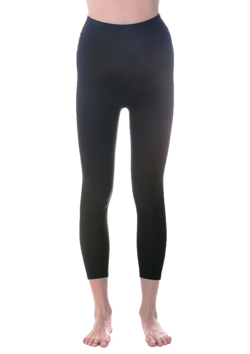 Fleece-Lined Cropped Legging w/ Hidden Pocket - Something about Sofia