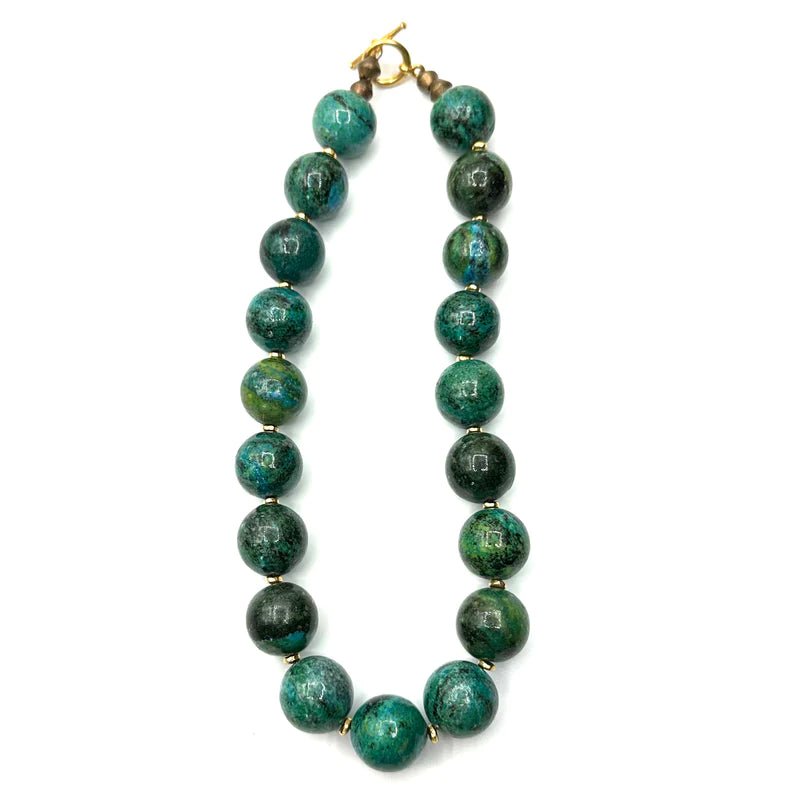 Green Stone Beads - Something about Sofia