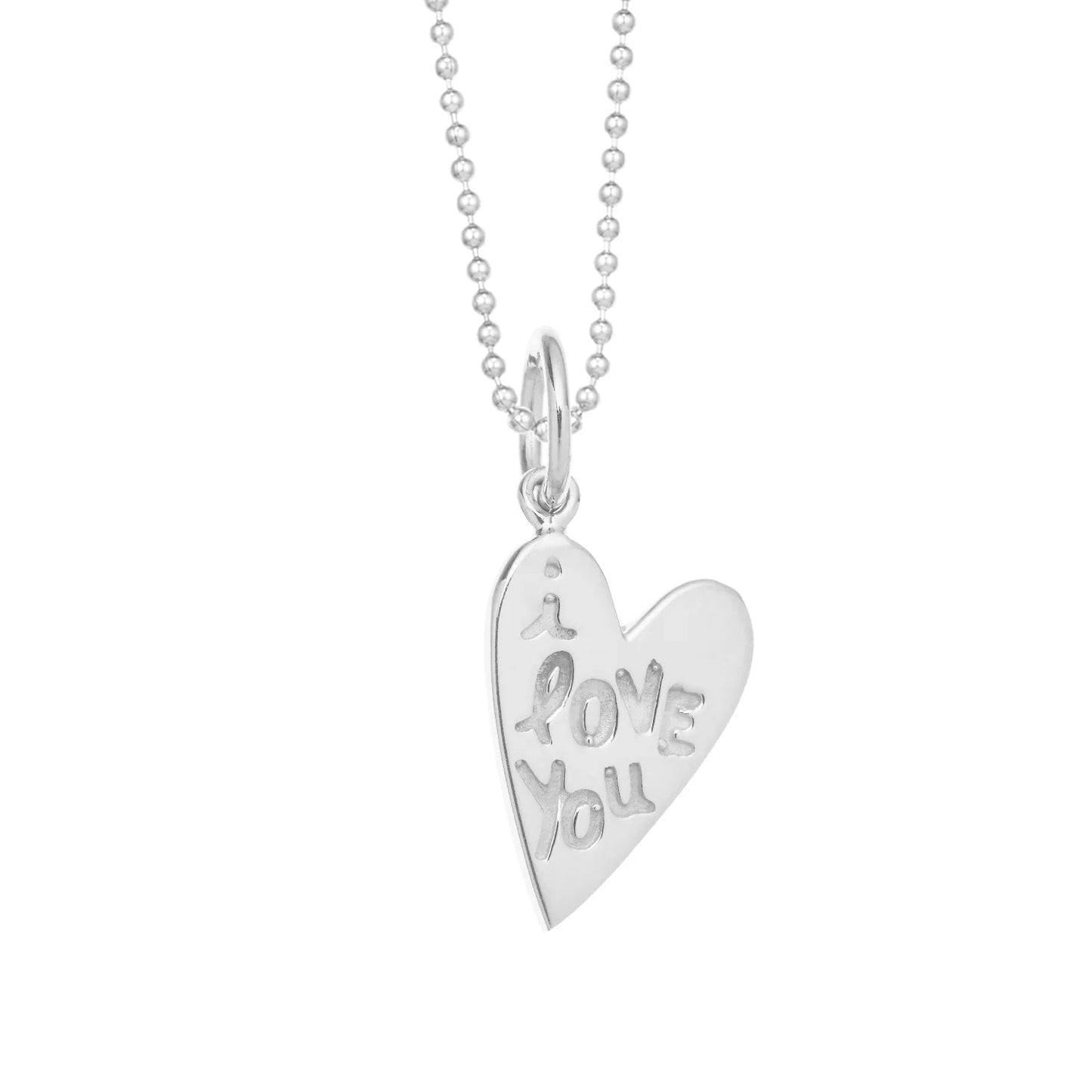I LOVE YOU HEART in Sterling Silver - Something about Sofia