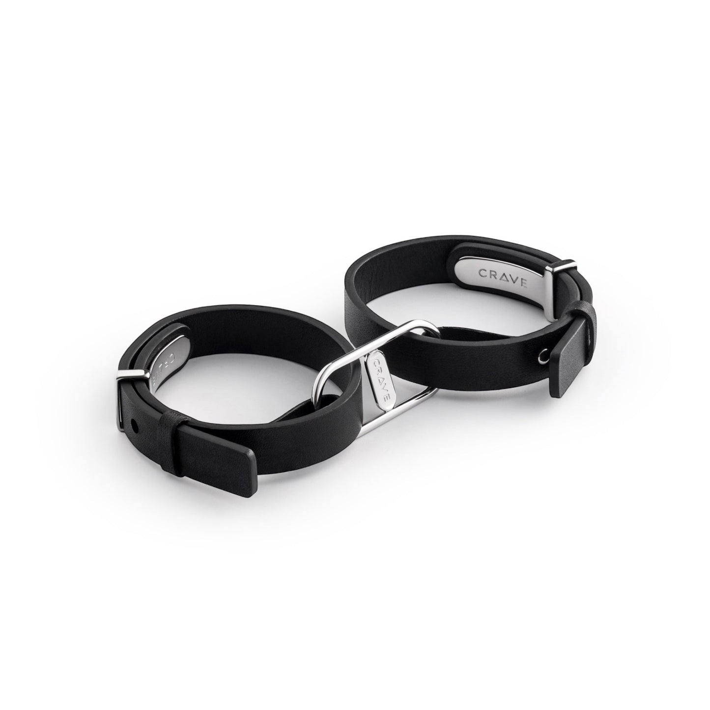 ICON Leather Cuff Black/Silver - Something about Sofia