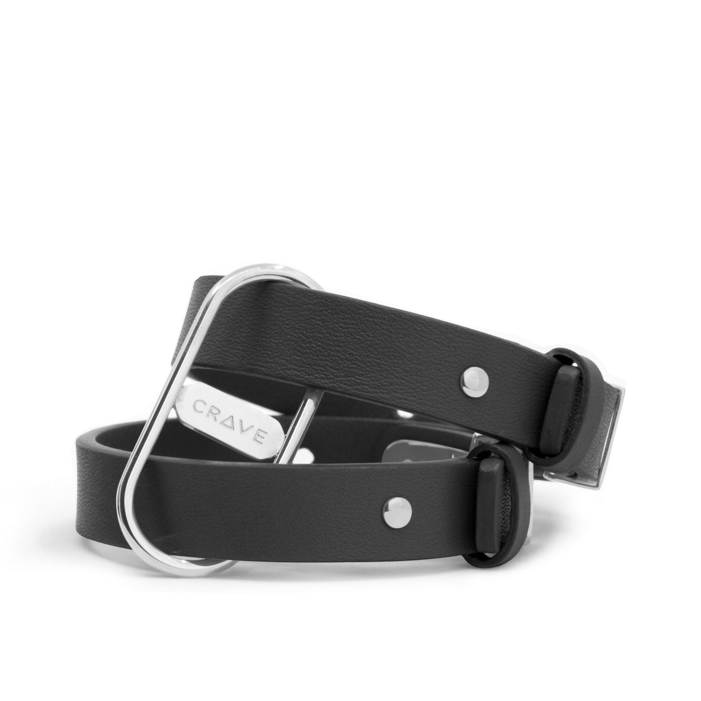 ICON Leather Cuff Black/Silver - Something about Sofia