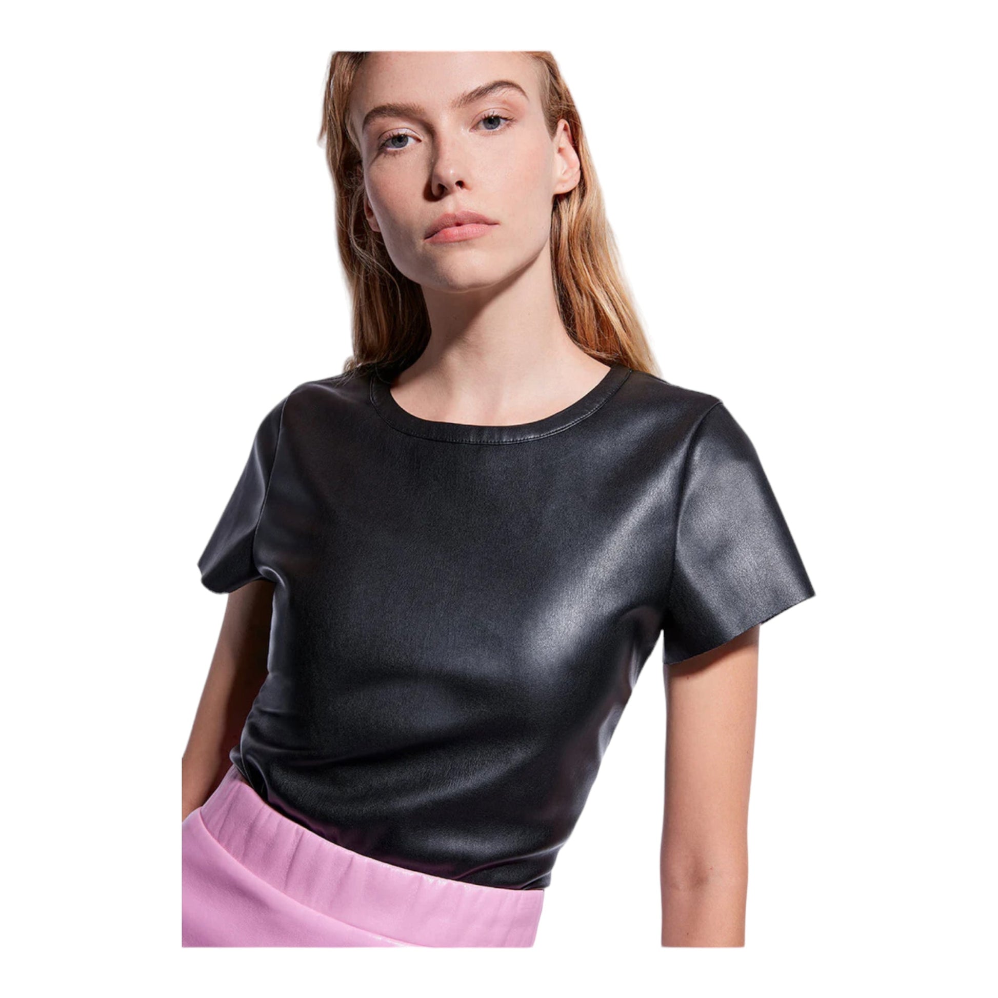 NEW GUARD RECYCLED LEATHER TEE - Something about Sofia