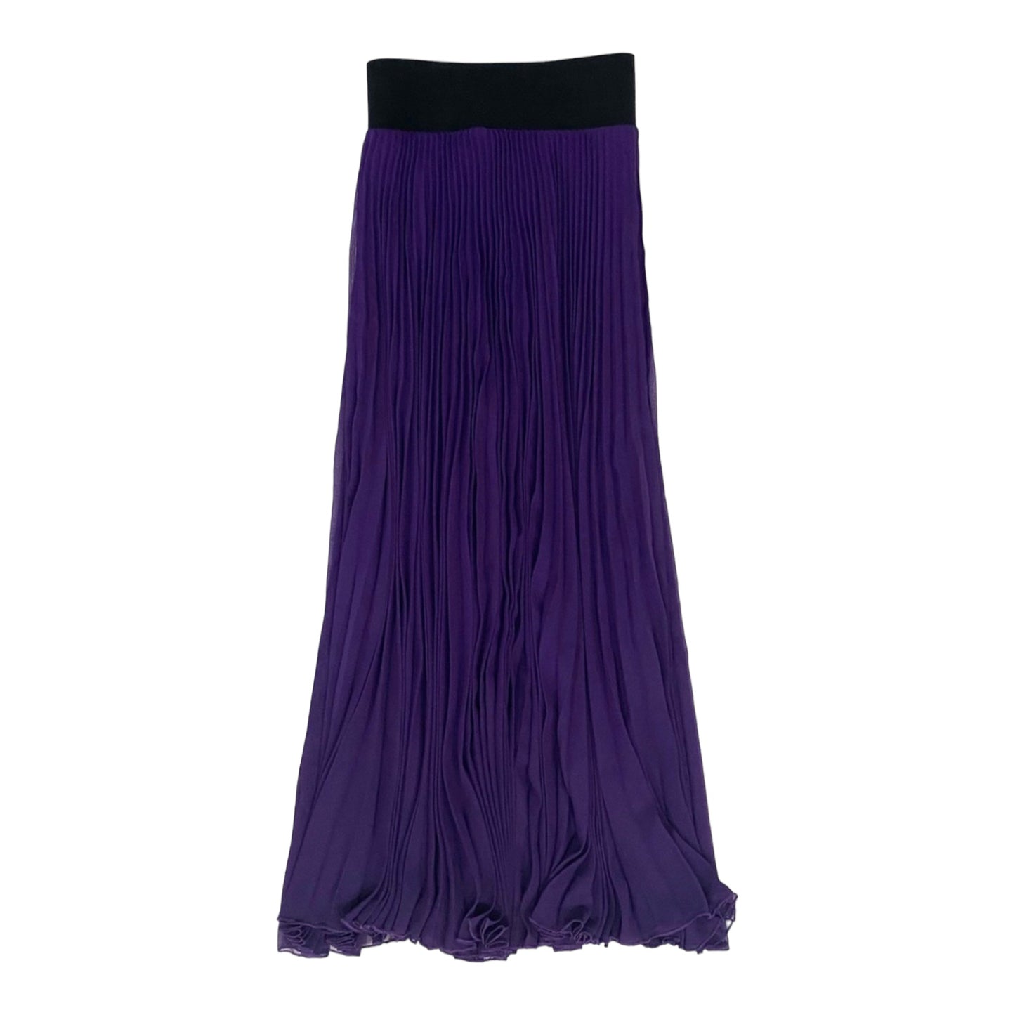 Purple Double Chiffon Pleated Skirt - Something about Sofia
