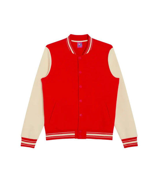 Red Letterman Jacket - Something about Sofia