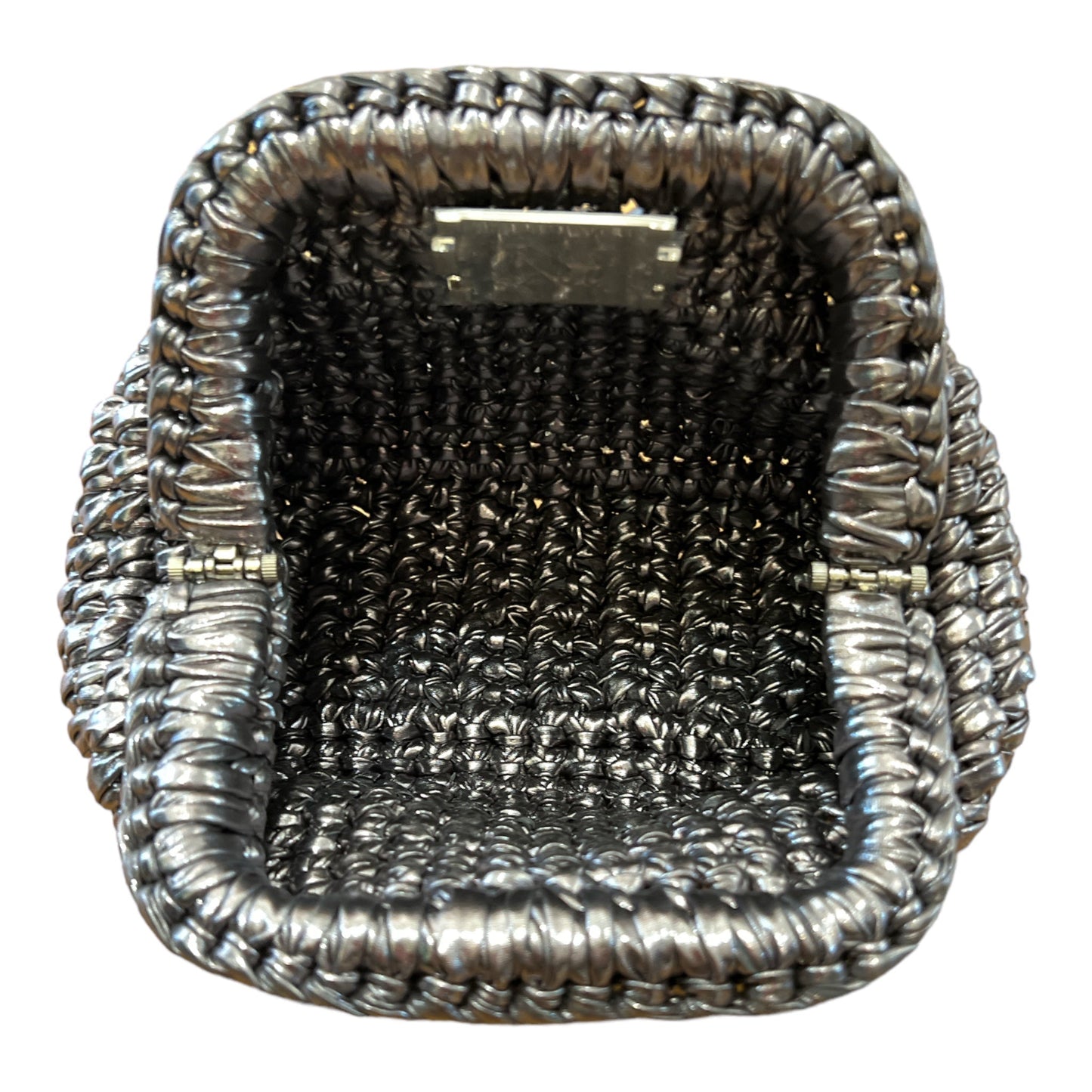 THE AMBER METTALIC BAG (SILVER) - Something about Sofia