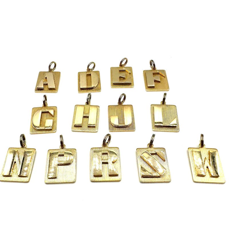 VINTAGE BRASS ART DECO LETTERS - Something about Sofia