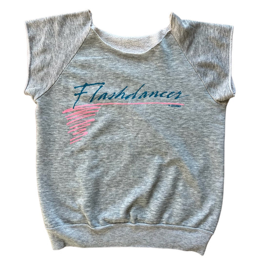 Vintage Flashdance Off The Shoulder S/S Sweatshirt - Something about Sofia