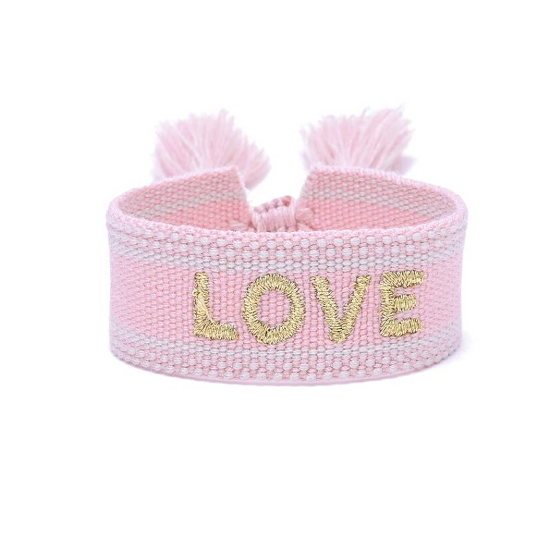 Wristband LOVE pink - Something about Sofia