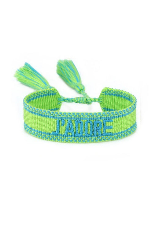 Wristband Neon Green J Adore - Something about Sofia